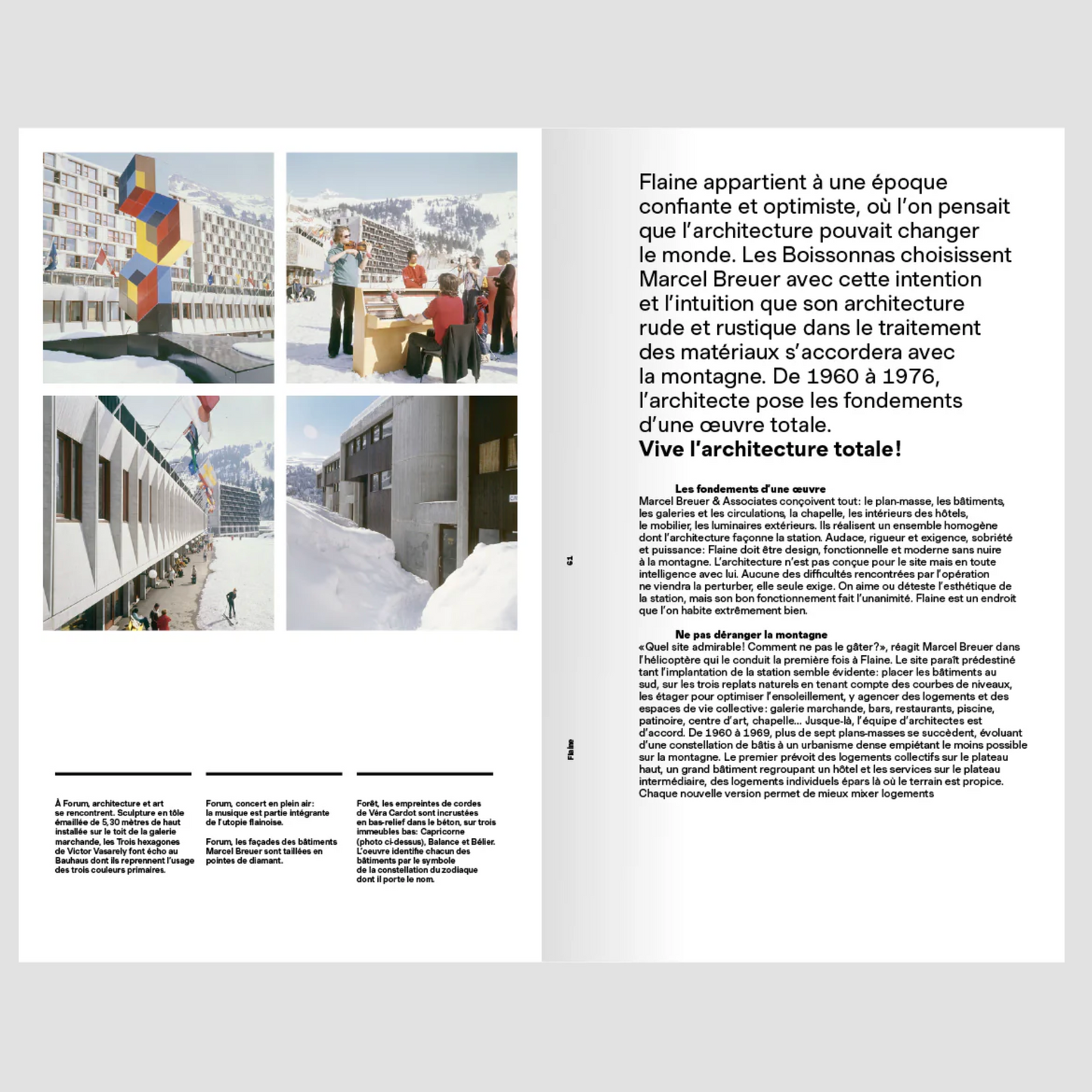 Flaine, le Bauhaus des Alpes françaises - Marcel Breuer, architecte