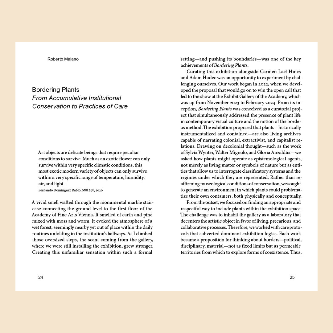 Plant Space Territories, Architectures and Technologies of the Vegetal