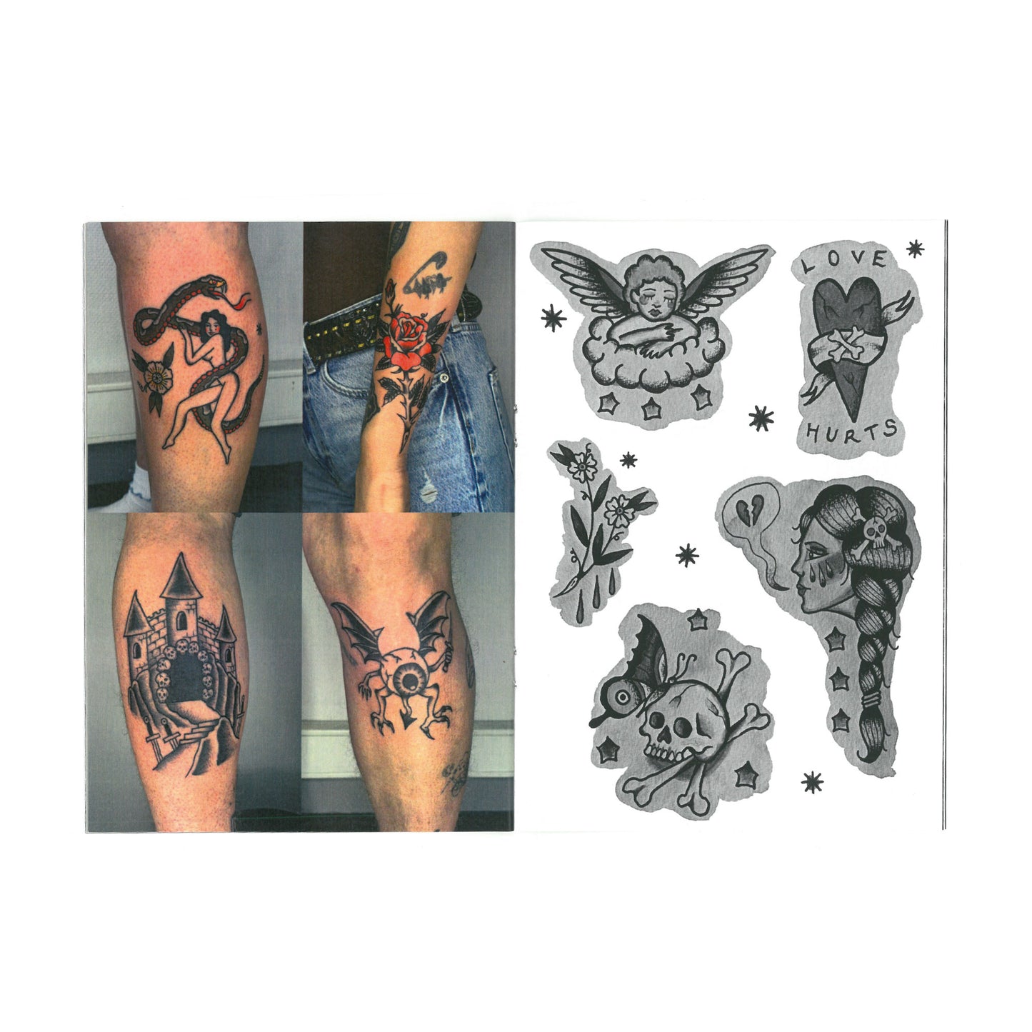 H13 mini zine tattoo - Pitt Coeur de Pierre
