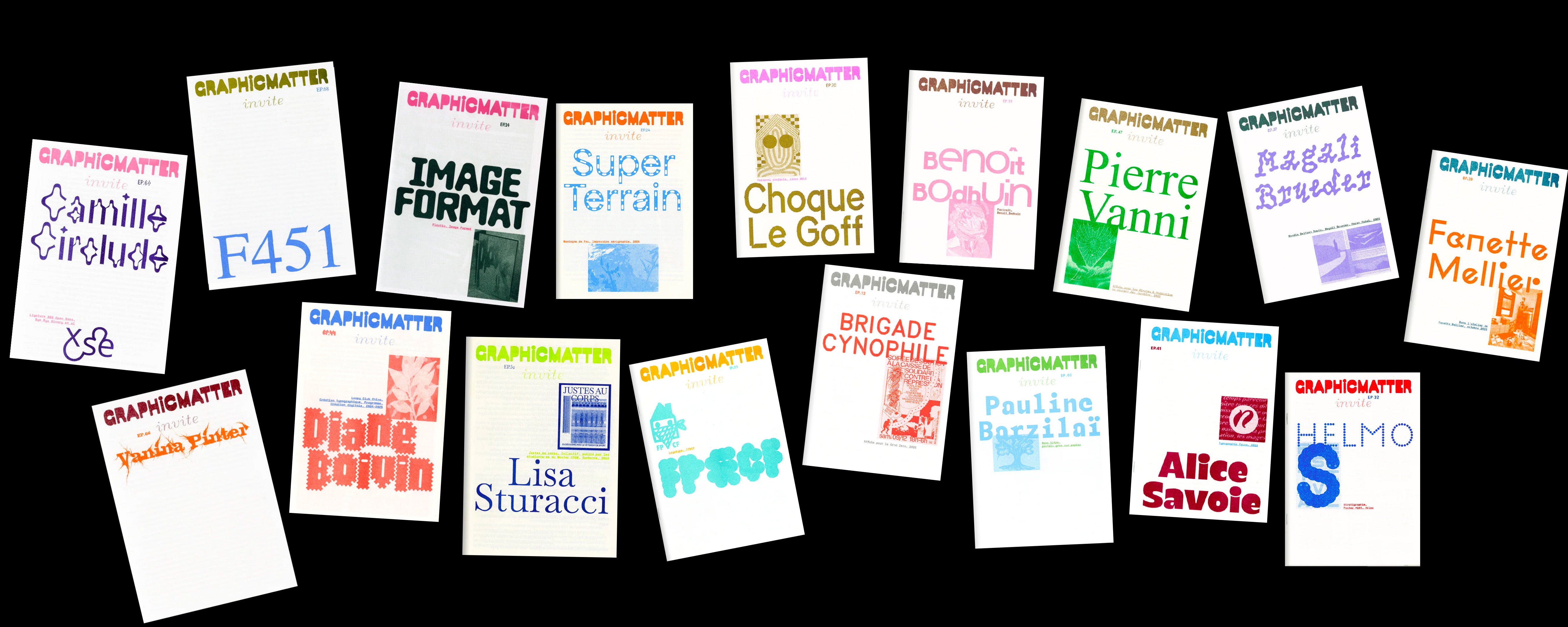 Rencontre et présentation de la collection Graphic Matter