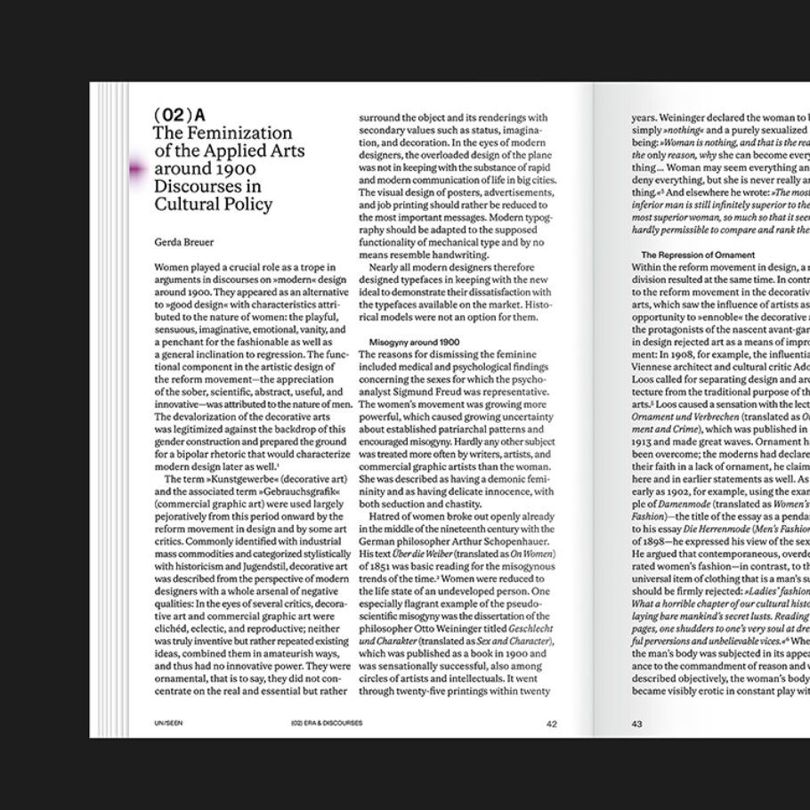 UN/SEEN Women in Graphic Design up to the Bauhaus