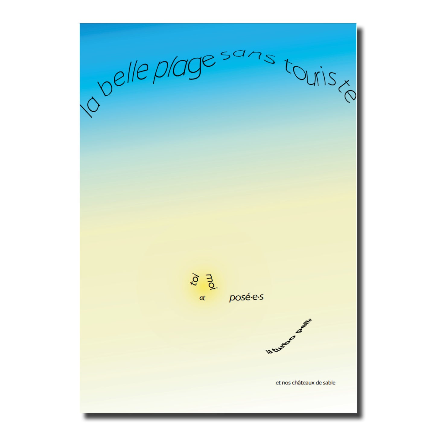 La belle plage - Affiche