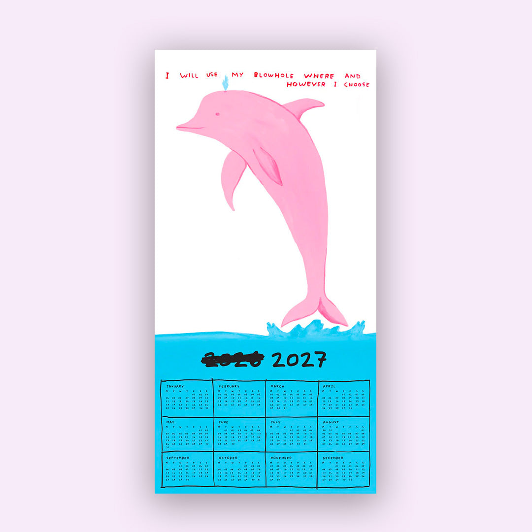 2026 Calendar by David Shrigley
