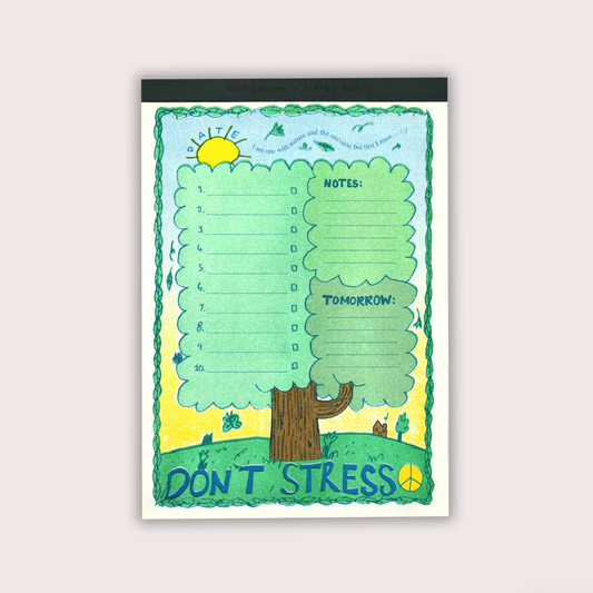 Don't Stress Notepad
