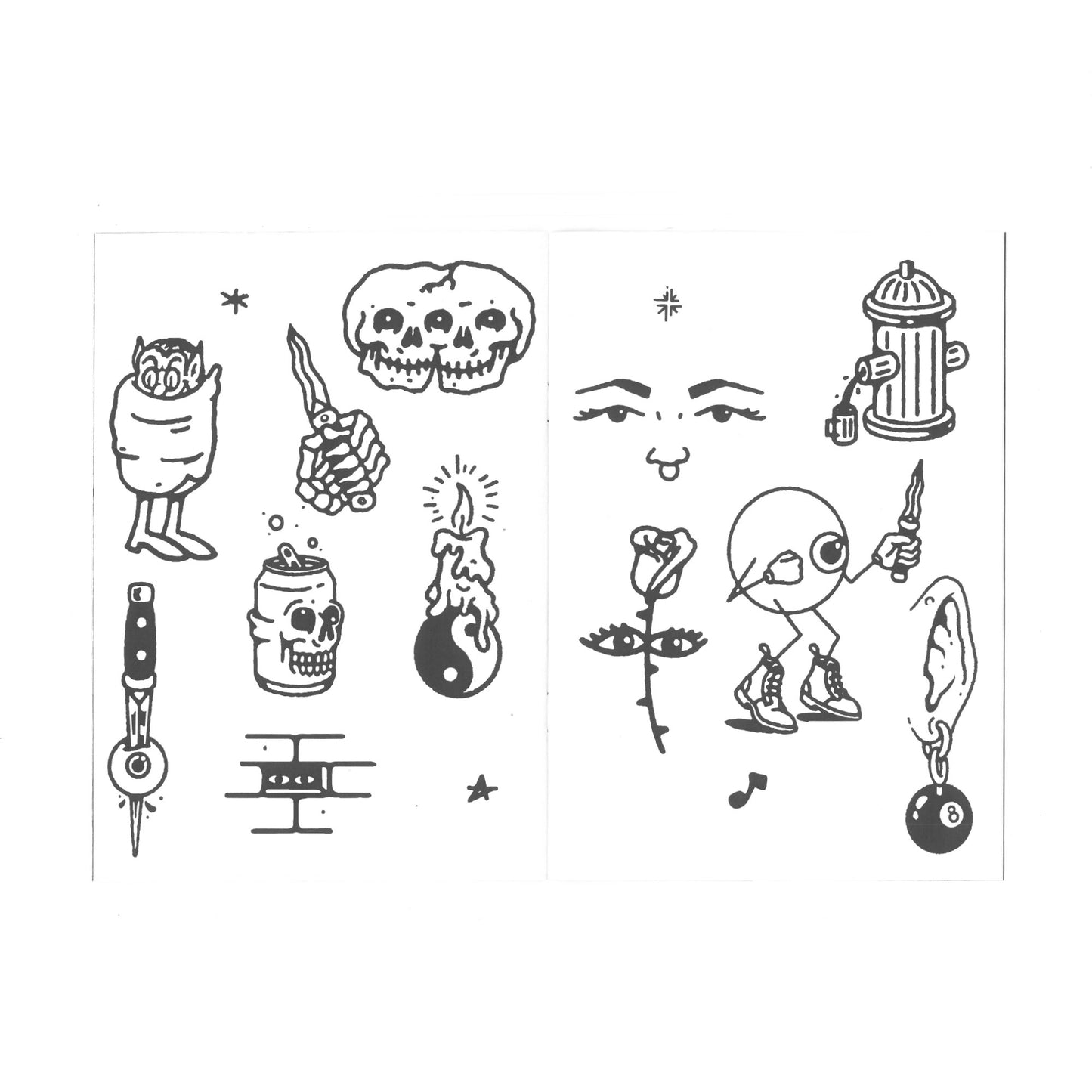 H13 mini zine tatoo - Daniel Shepard