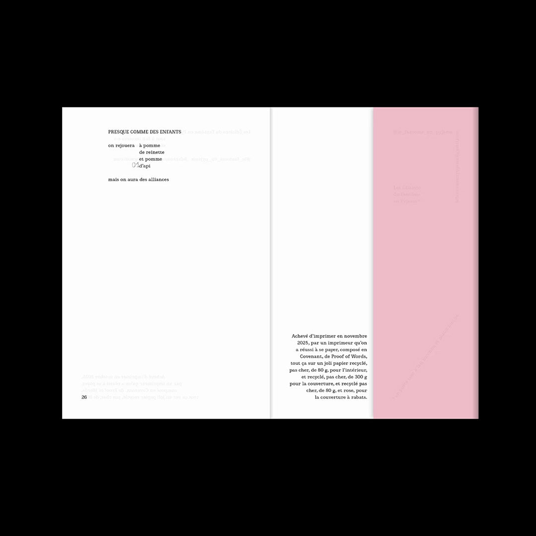 LES VINGT-ET-UN POÈMES D'AMOUR QUI NE RENTRAIENT PAS DANS LE RECEUIL ÊTRE AMOUREUX C'EST BEAUCOUP PLUS MIEUX QUE D'ÊTRE MORT*