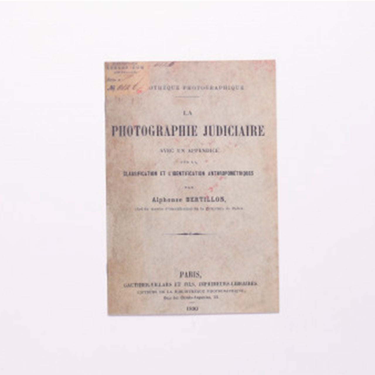 La photographie judiciaire