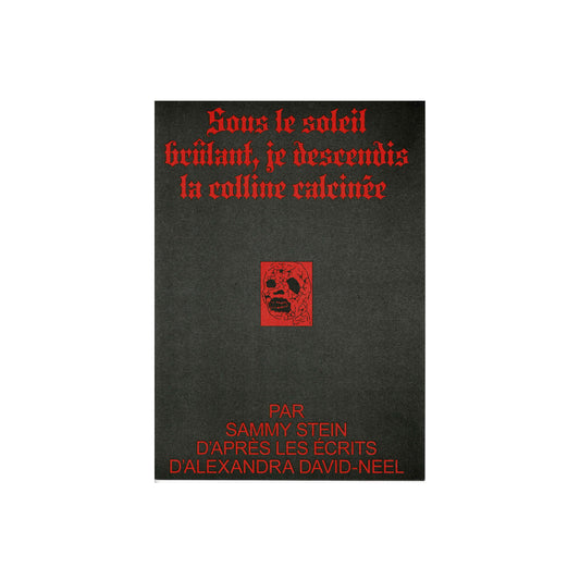 Sous le soleil brûlant, je descendis la colline calcinée