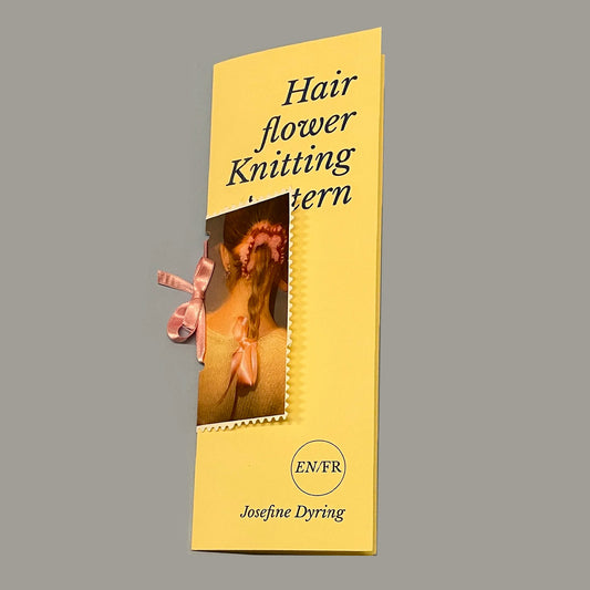 Hair flower knitting pattern