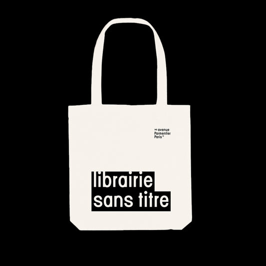 Tote bag librairie sans titre - Blanc