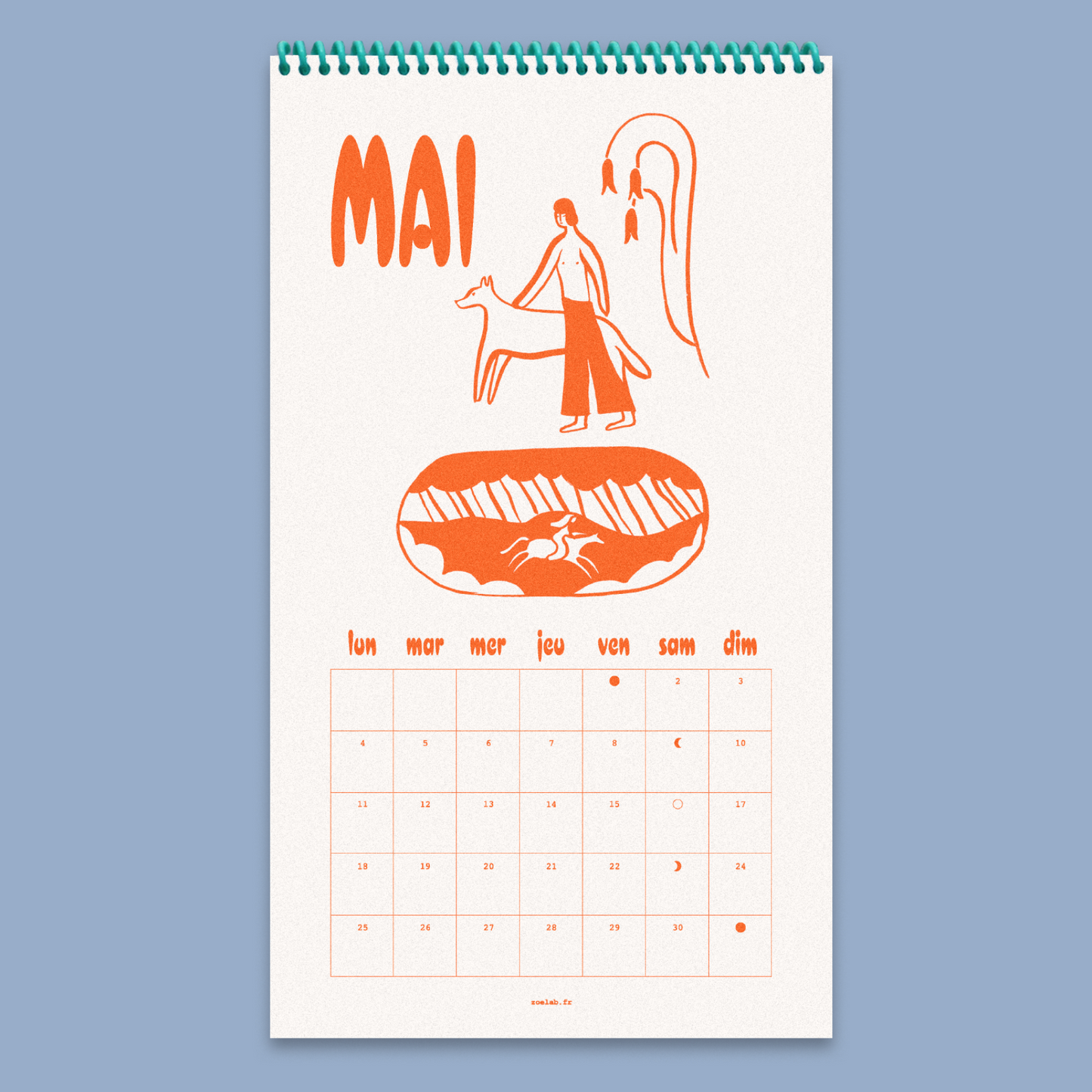 CALENDRIER 2026 "ENTRE CHIEN ET LOUP"