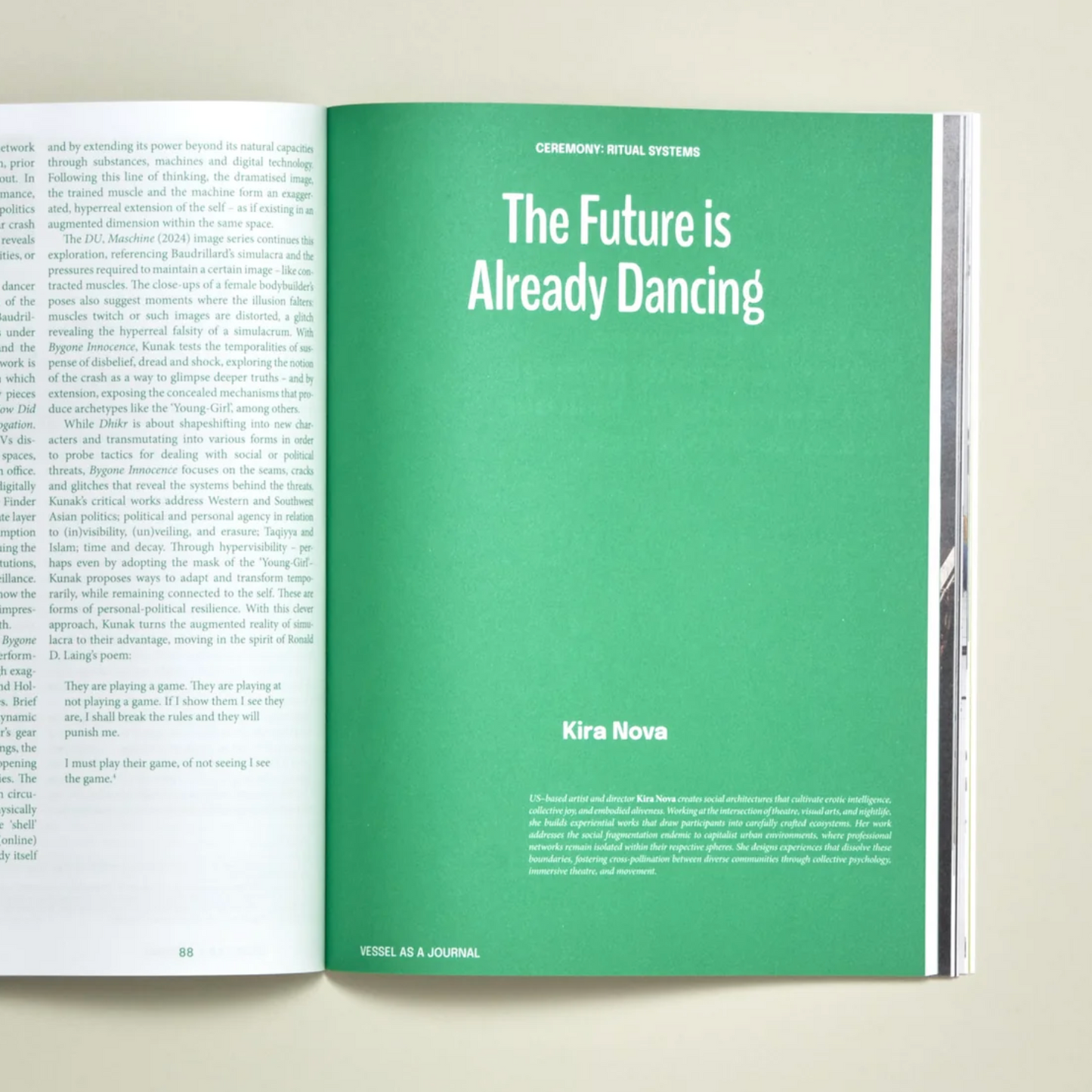 As a Journal Issue 9: Vessel