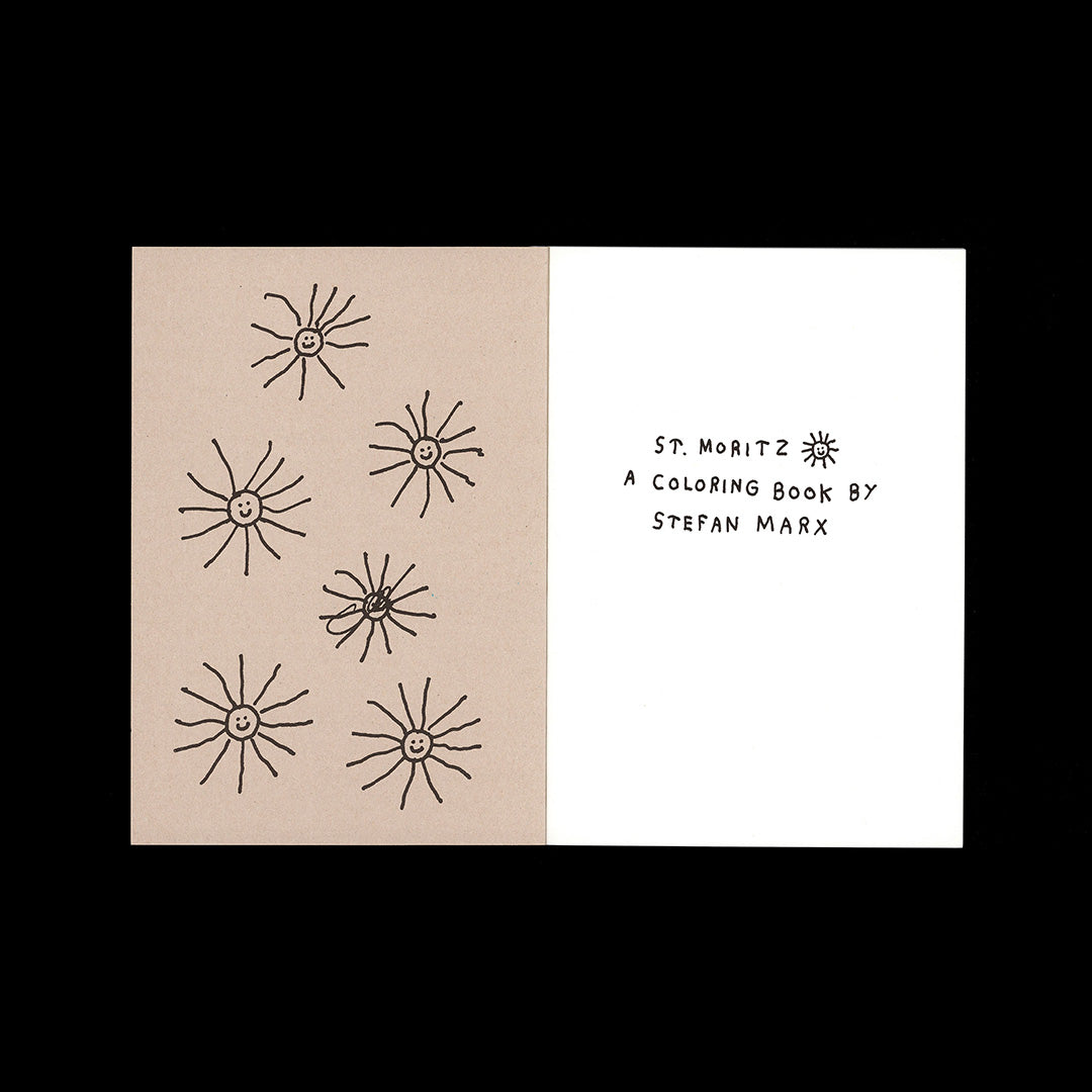 St. Moritz - A Coloring Book by Stefan Marx