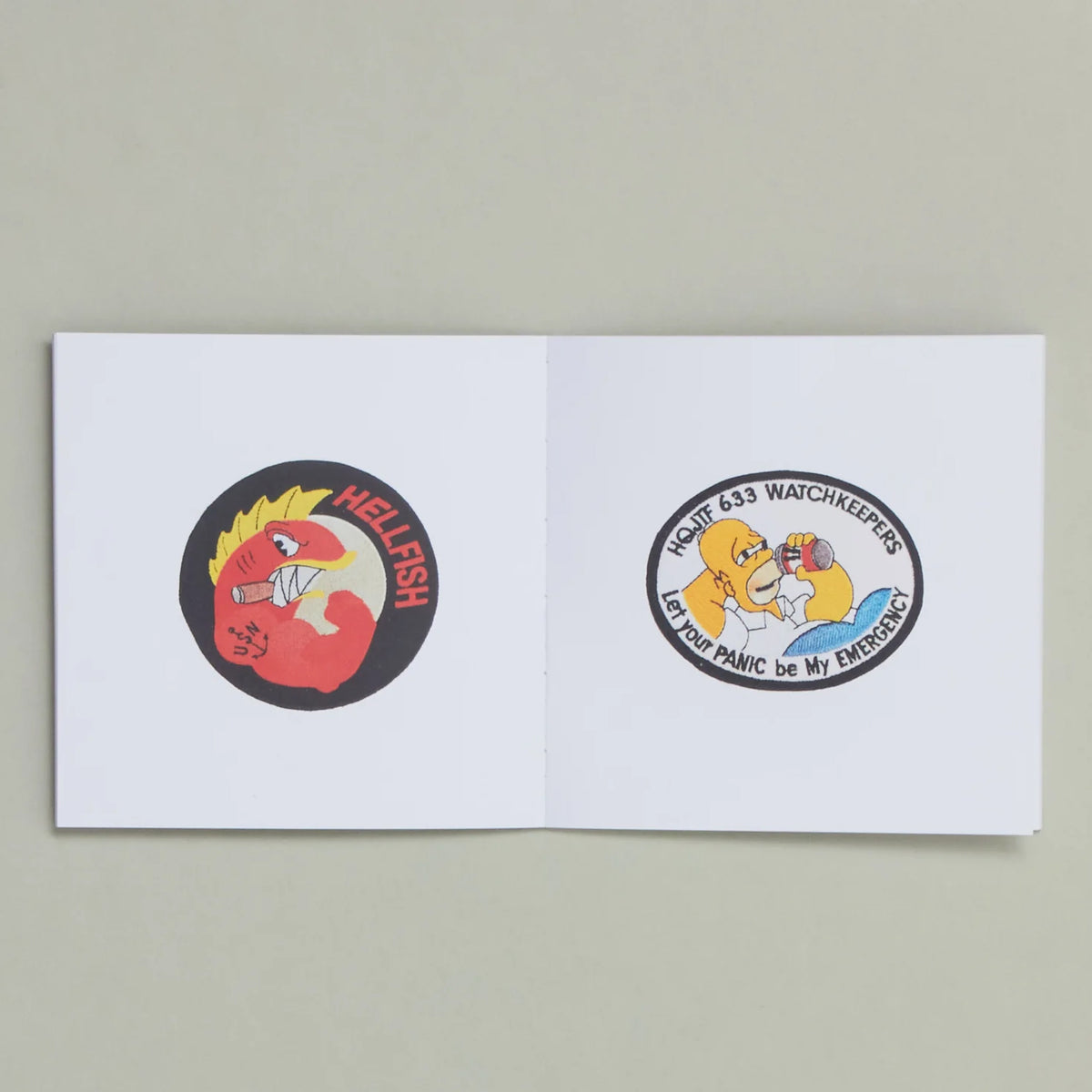 Bootleg Simpsons Patches from the Military & Scouting