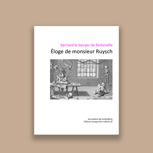 Éloge de monsieur Ruysch
