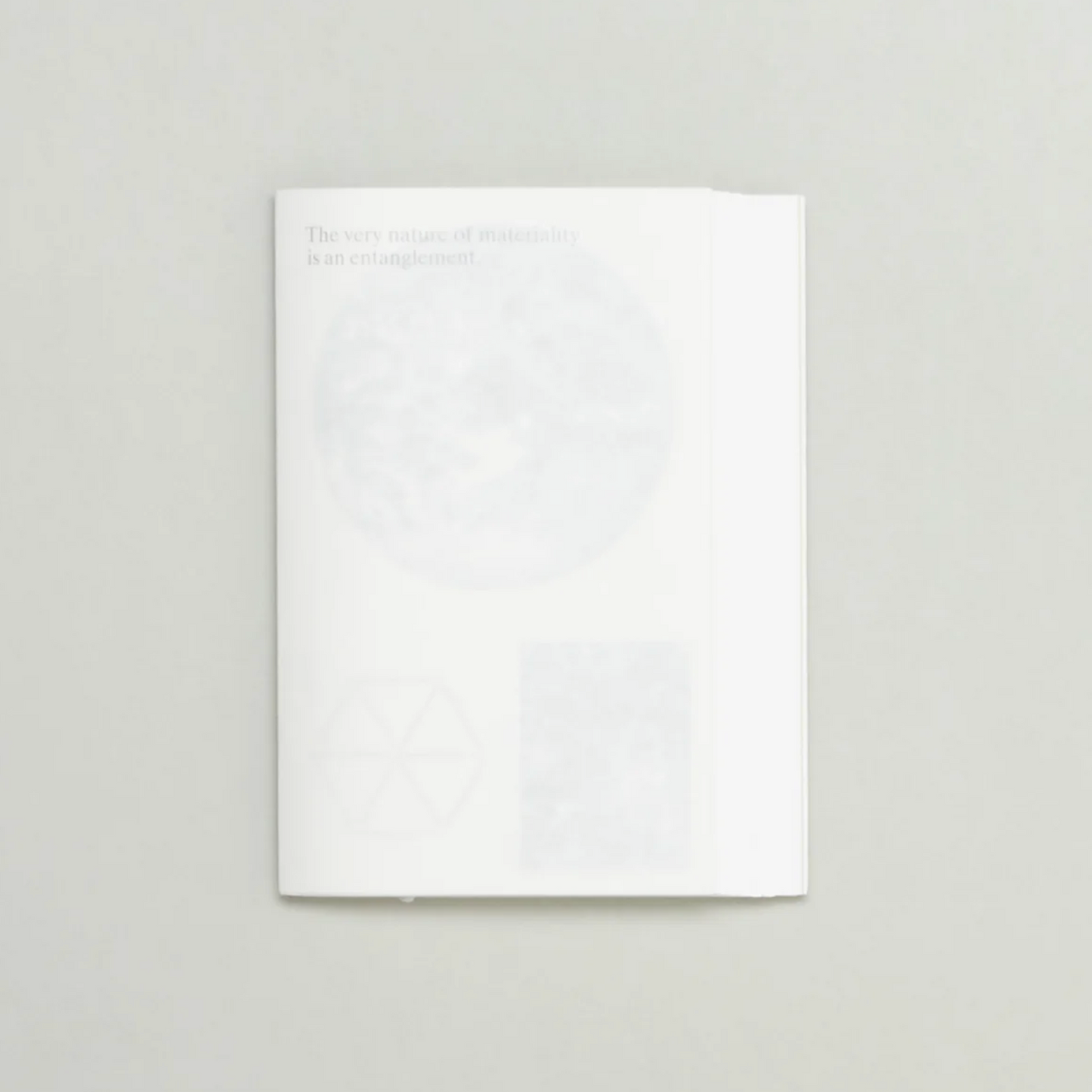 The Very Nature of Materiality is an Entanglement