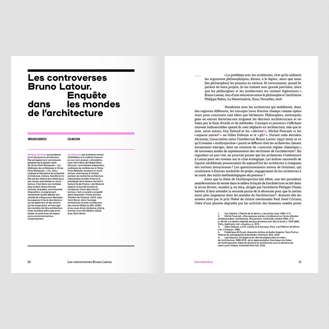 Les controverses Bruno Latour - Enquête dans les mondes de l'architecture