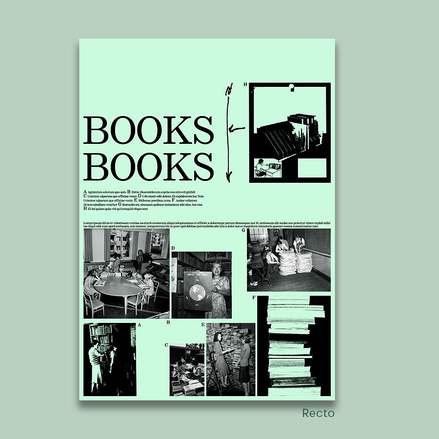 Affiche collecting books is hot