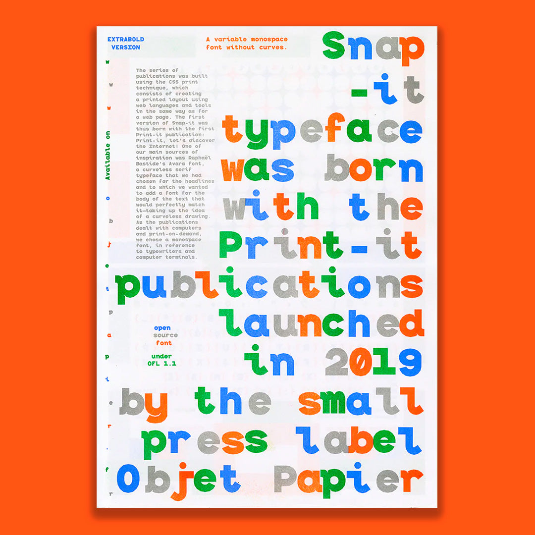 Specimen Snap-it extrabold