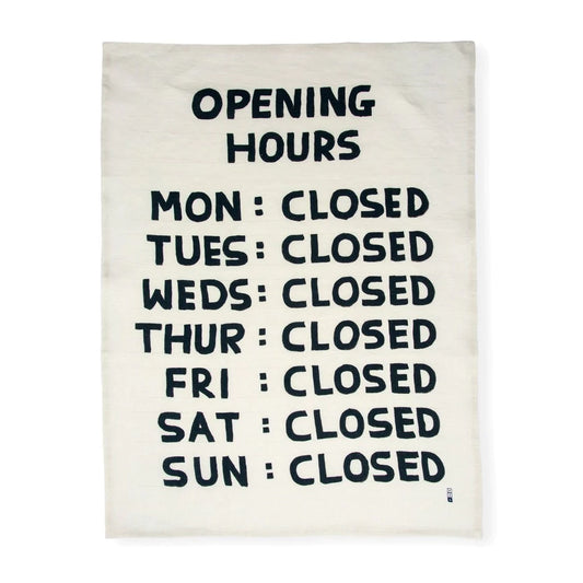 Towel: opening hours
