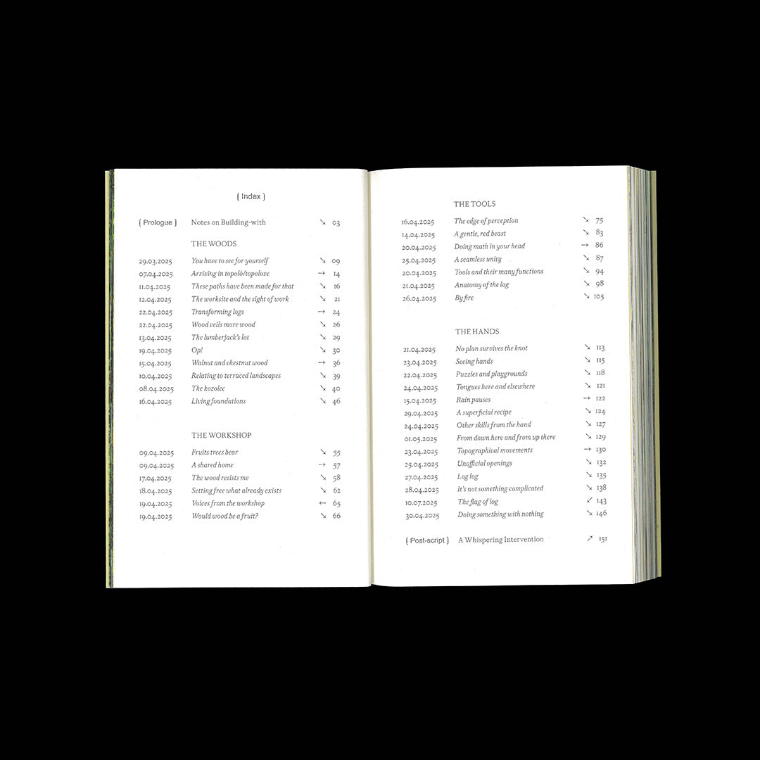 Log: Notes on Building-with