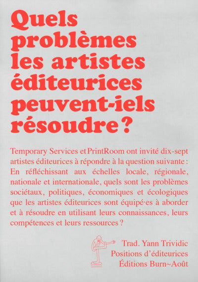 #5 Quels problèmes les artistes éditeurices peuvent-iels résoudre ?