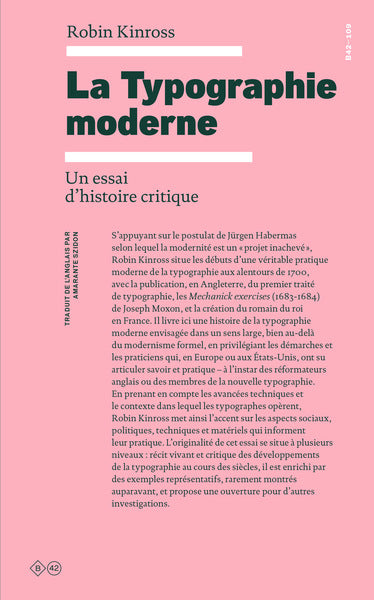 La Typographie moderne