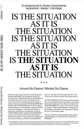 Arnout De Cleene/Michiel De Cleene: Is The Situation As It Is /anglais