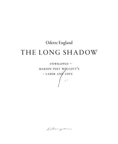 Odette England The Long Shadow /anglais