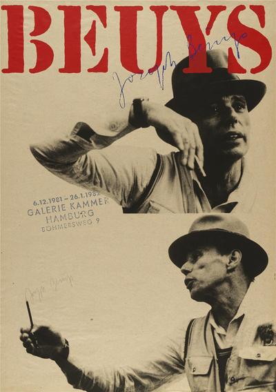 Joseph Beuys Posters /anglais