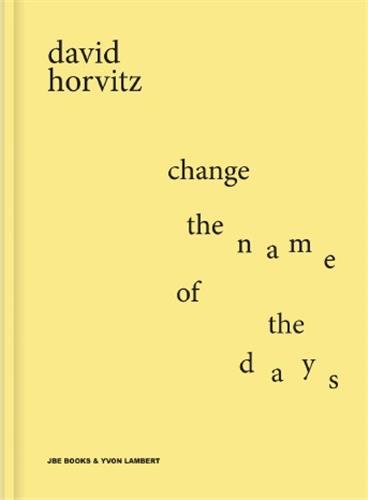 CHANGE THE NAME OF THE DAYS